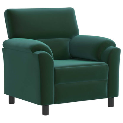 Set di divani 2 pcs Verde Scuro Velluto | homemem39