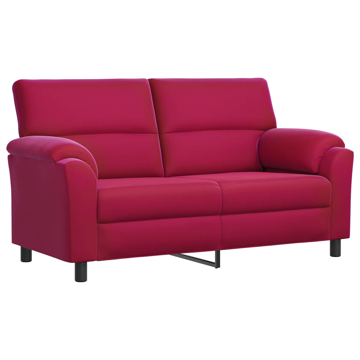 Set di divani 2 pcs Rosso Vino Velluto | homemem39