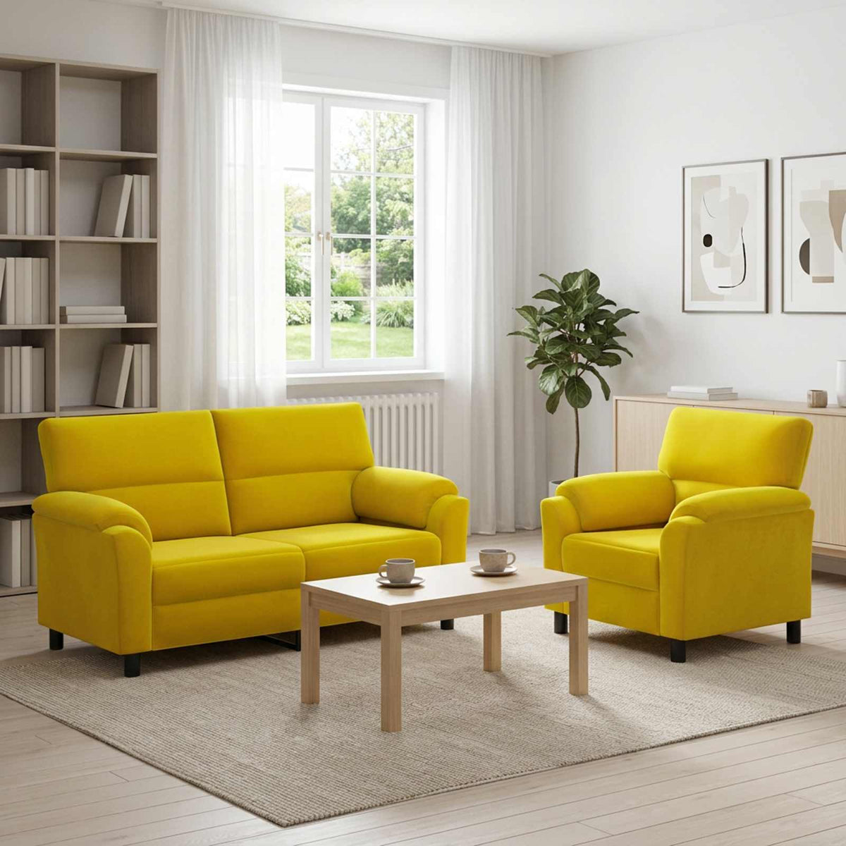 Set di divani 2 pcs Velluto