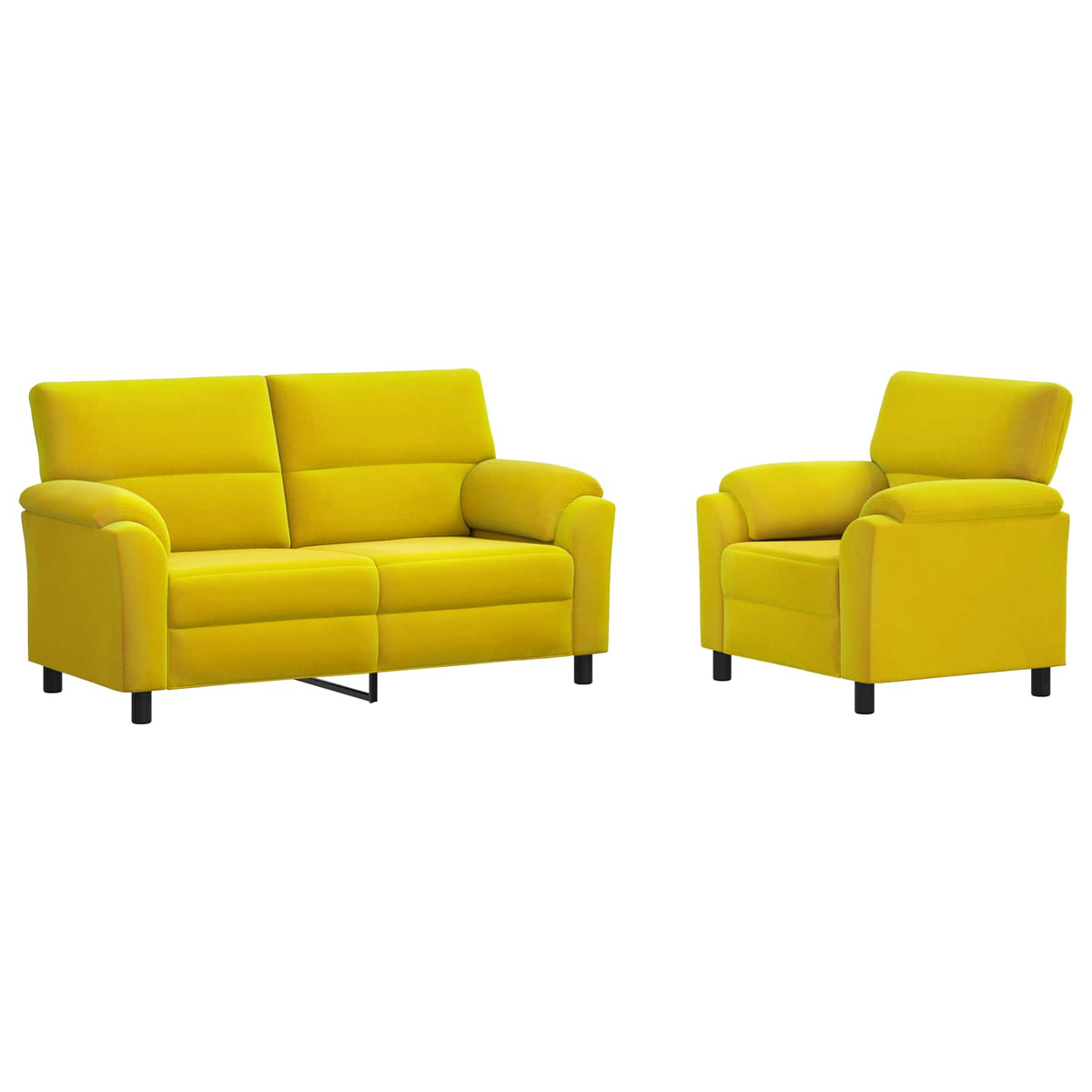 Set di divani 2 pcs Velluto