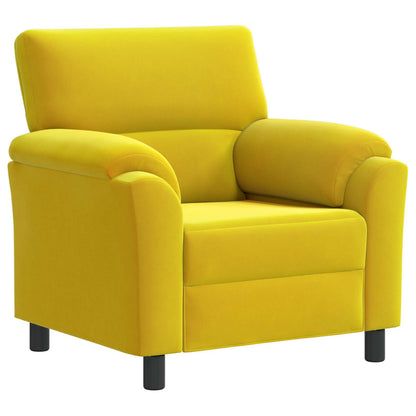 Set di divani 2 pcs Giallo Velluto | homemem39