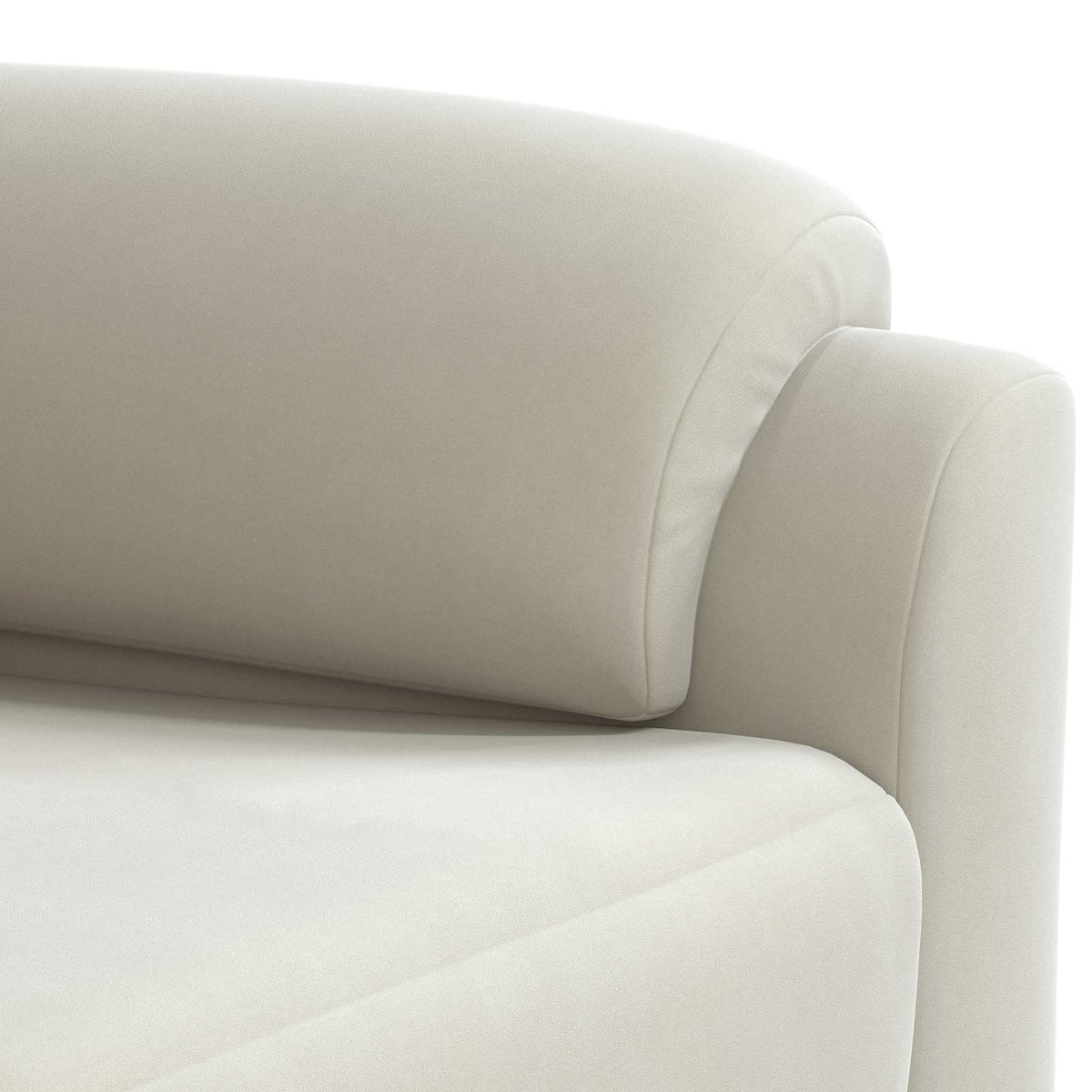 Set di divani 2 pcs Crema Velluto | homemem39