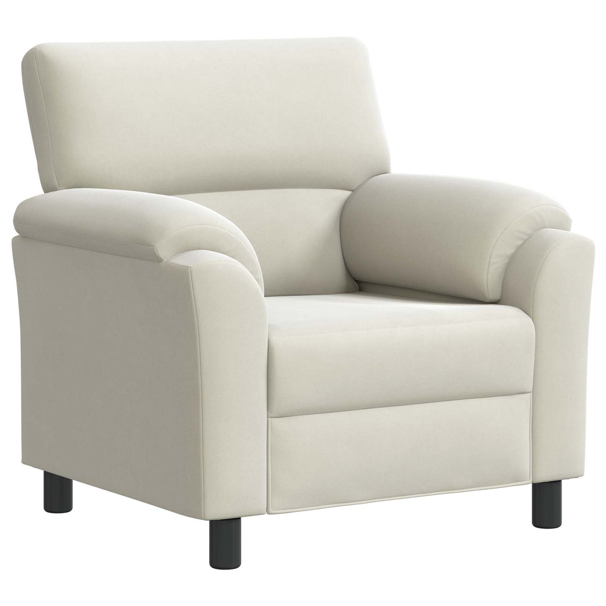 Set di divani 2 pcs Crema Velluto | homemem39