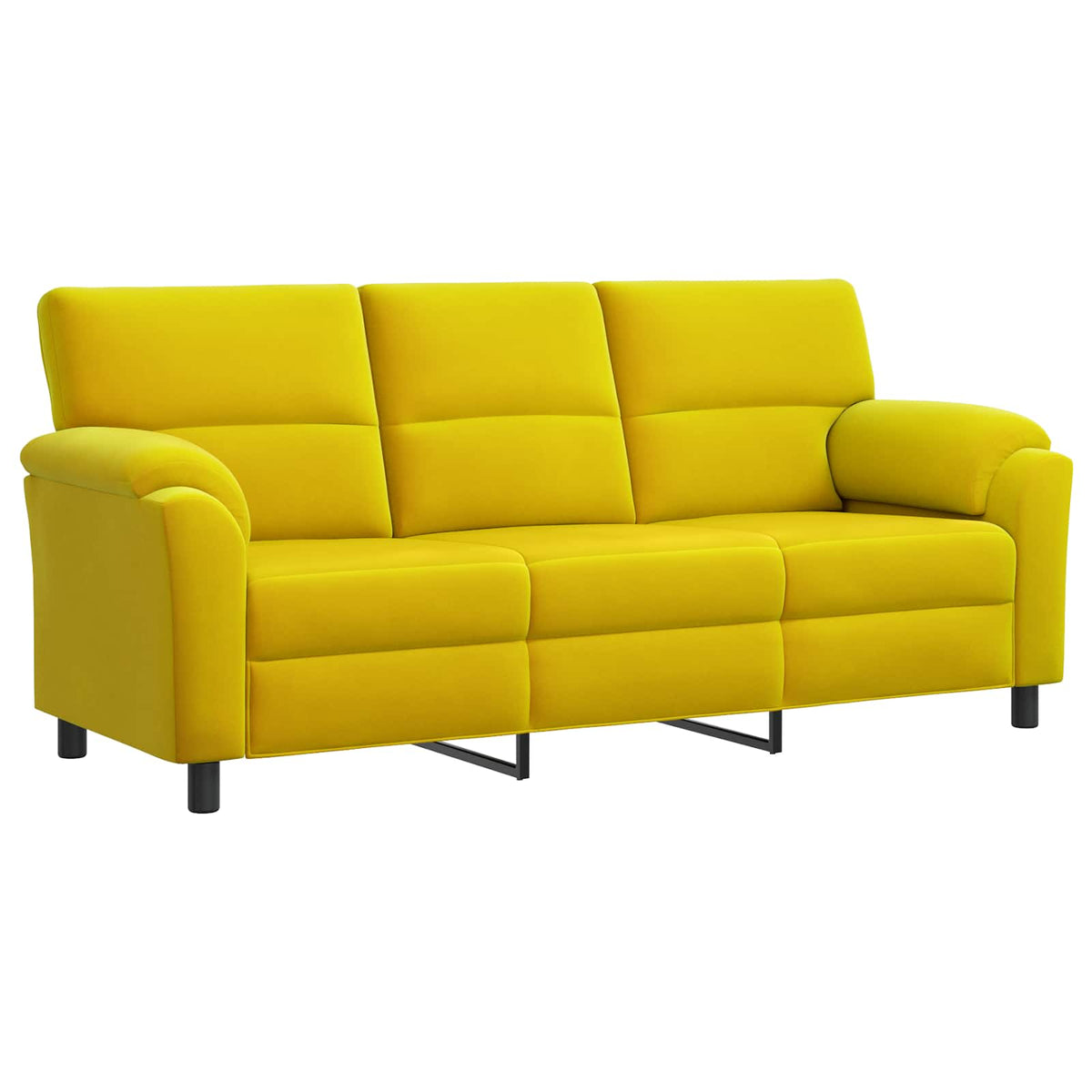 Set di divani 3 pcs Giallo Velluto | homemem39