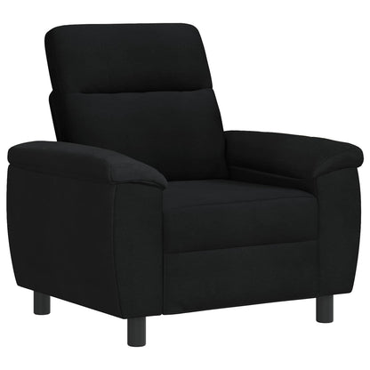 Set di divani 2 pcs Nero Tessuto | homemem39