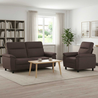 Set di divani 2 pcs Tessuto