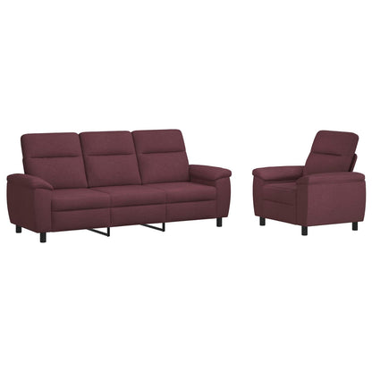 Set di divani 2 pcs Viola Tessuto | homemem39