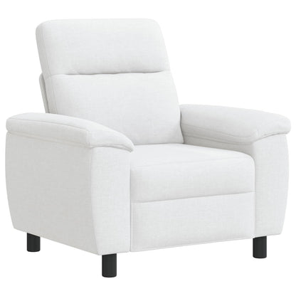 Set di divani 3 pcs Bianco Tessuto | homemem39