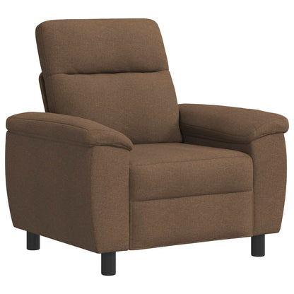 Set di divani 3 pcs Marrone Tessuto | homemem39