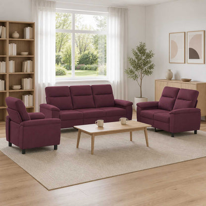Set di divani 3 pcs Tessuto