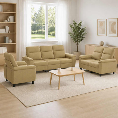 Set di divani 3 pcs Tessuto