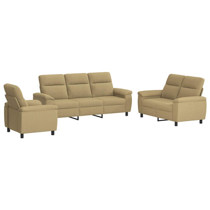 Set di divani 3 pcs Tessuto
