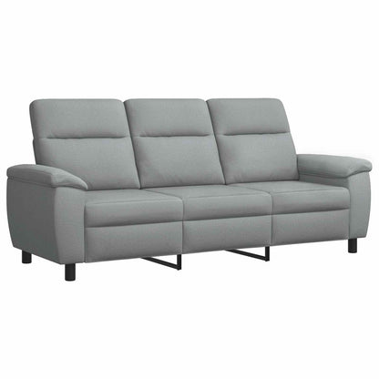 Set di divani 2 pcs Grigio Chiaro Tessuto | homemem39