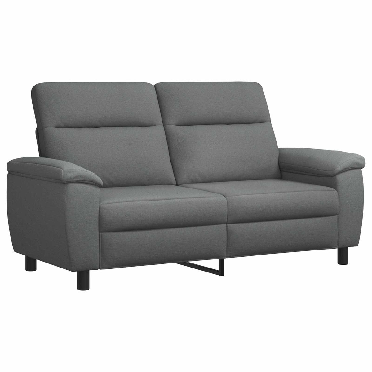 Set di divani 2 pcs Grigio Scuro Tessuto | homemem39
