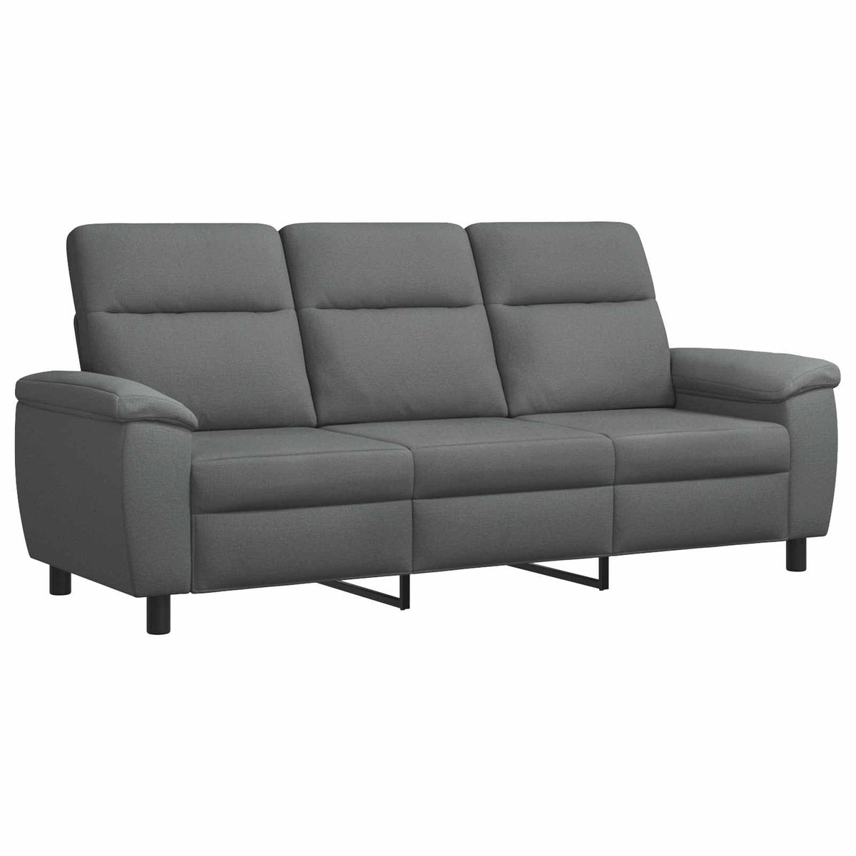 Set di divani 2 pcs Grigio Scuro Tessuto | homemem39