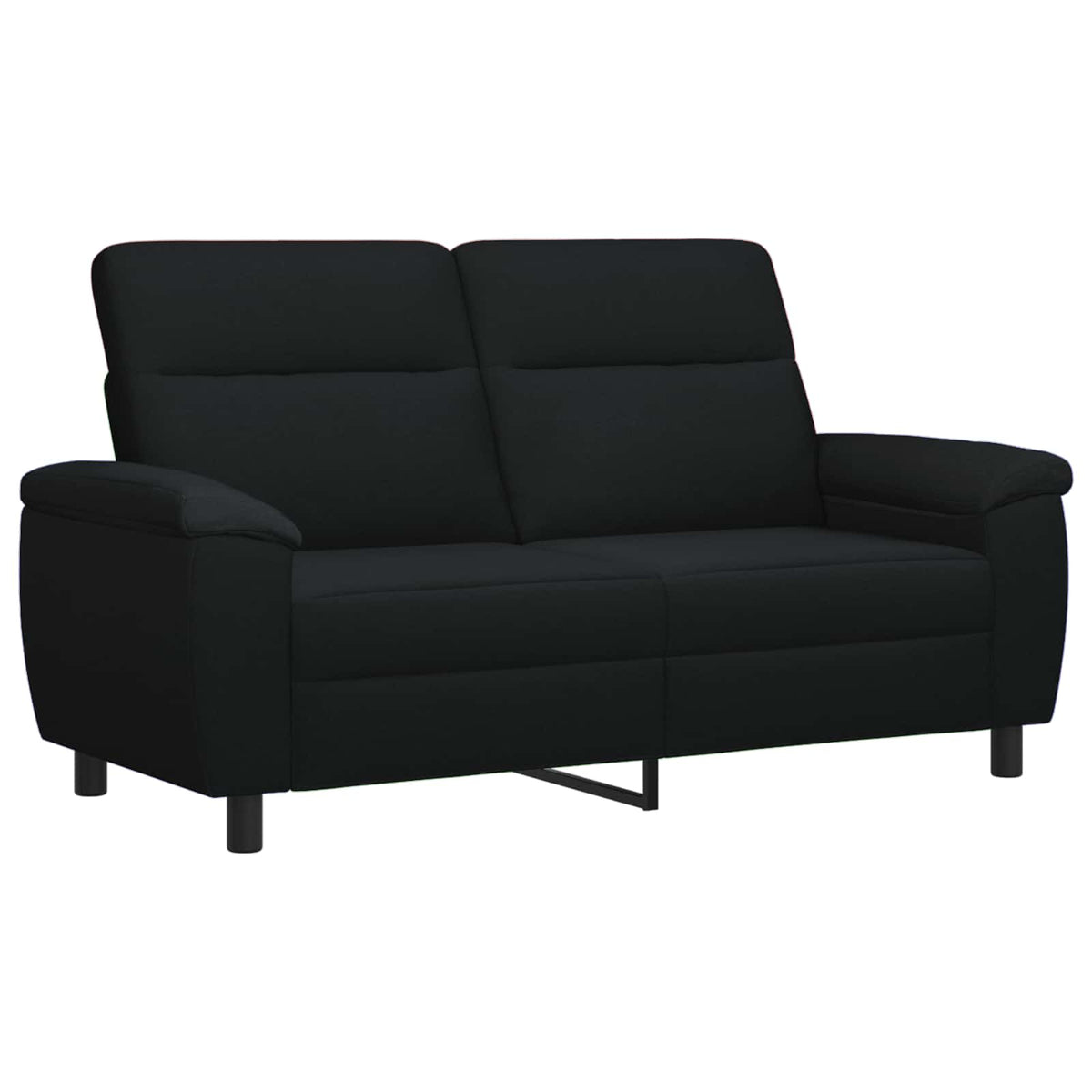 Set di divani 2 pcs Nero Tessuto | homemem39