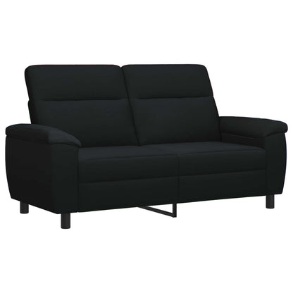 Set di divani 2 pcs Nero Tessuto | homemem39