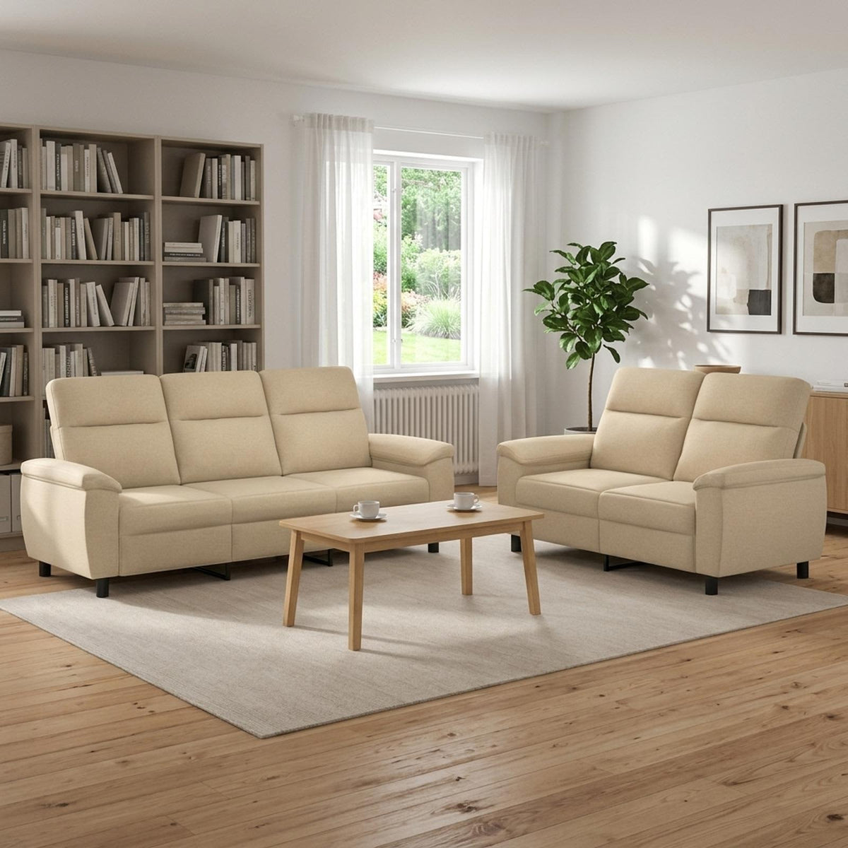 Set di divani 2 pcs Tessuto