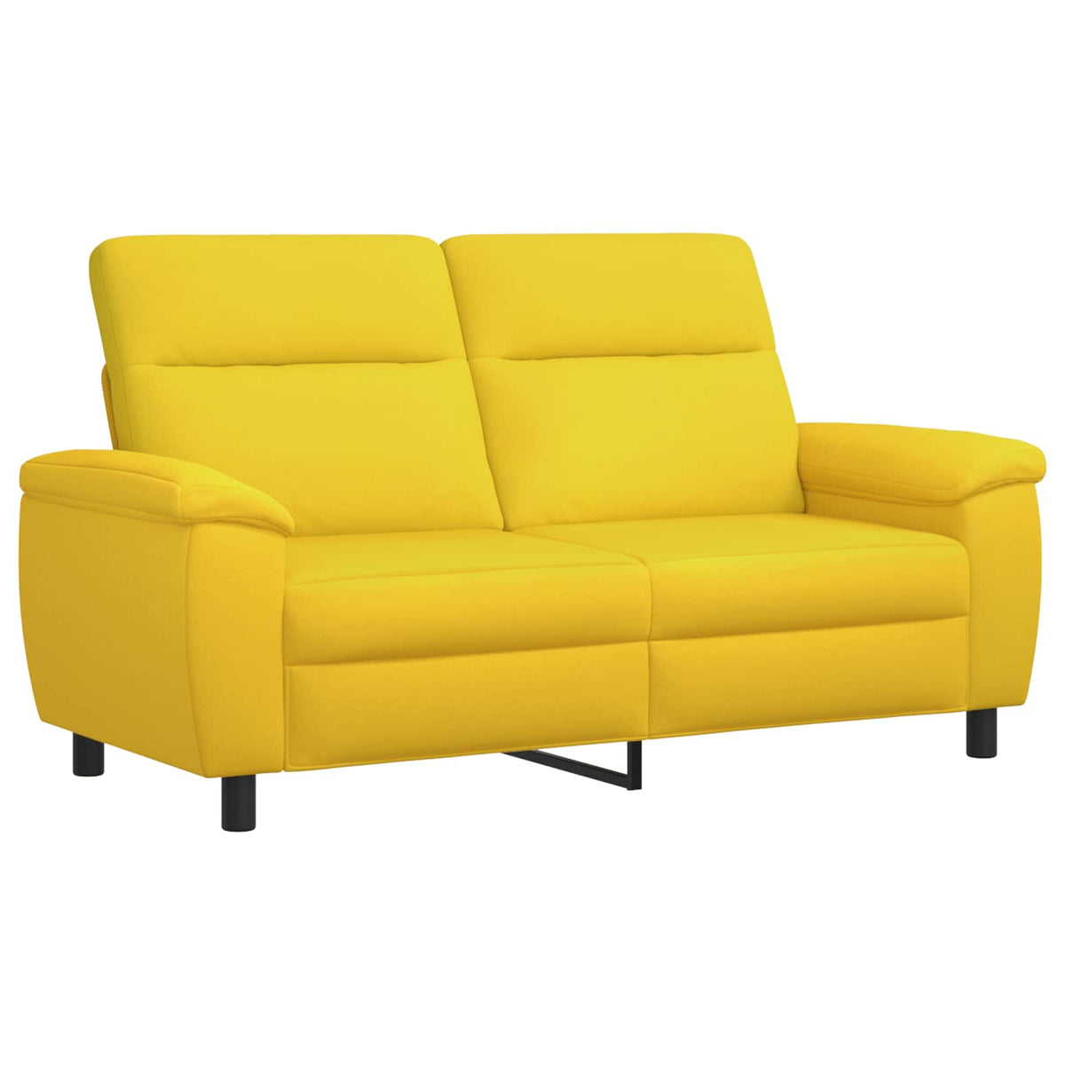 Set di divani 2 pcs Giallo Chiaro Tessuto | homemem39