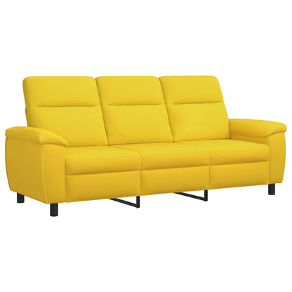 Set di divani 2 pcs Giallo Chiaro Tessuto | homemem39