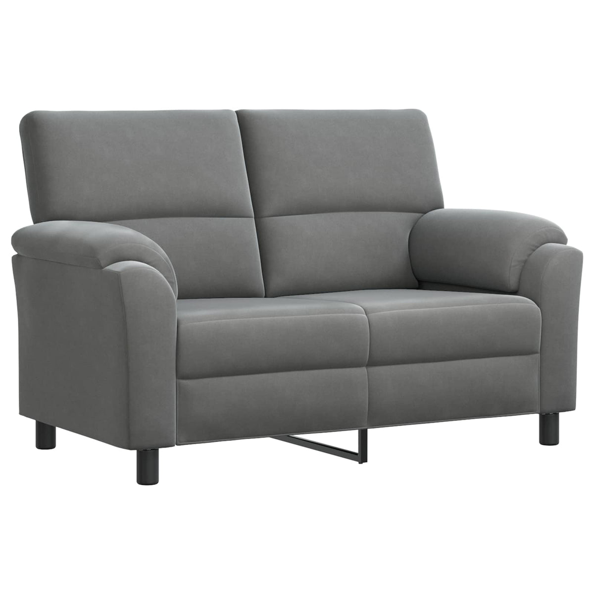 Divano Grigio Scuro 154 x 85 x 93 cm Velluto | homemem39