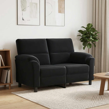 Divano Nero 154 x 85 x 93 cm Velluto | homemem39