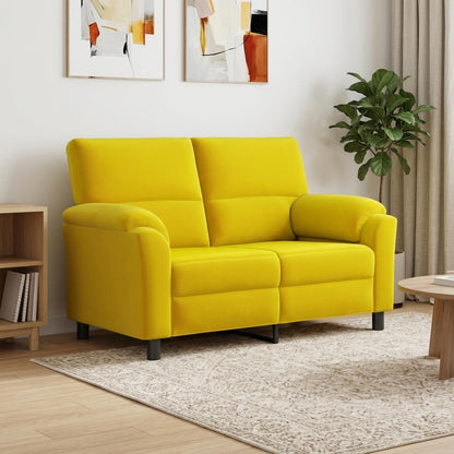 Divano Giallo 154 x 85 x 93 cm Velluto | homemem39