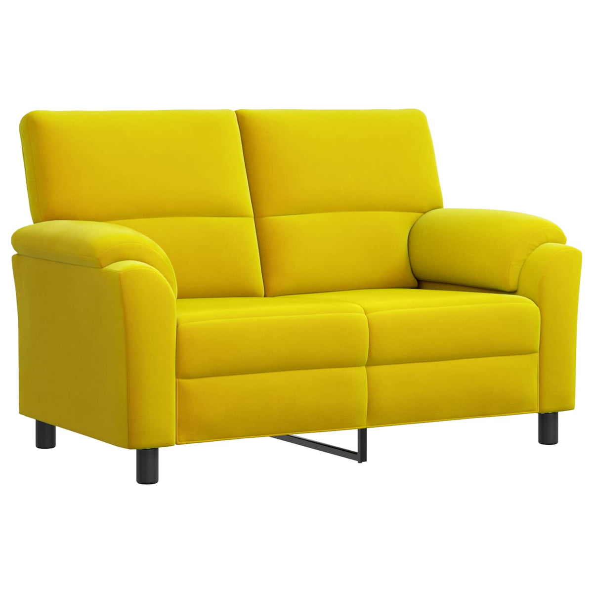 Divano Giallo 154 x 85 x 93 cm Velluto | homemem39