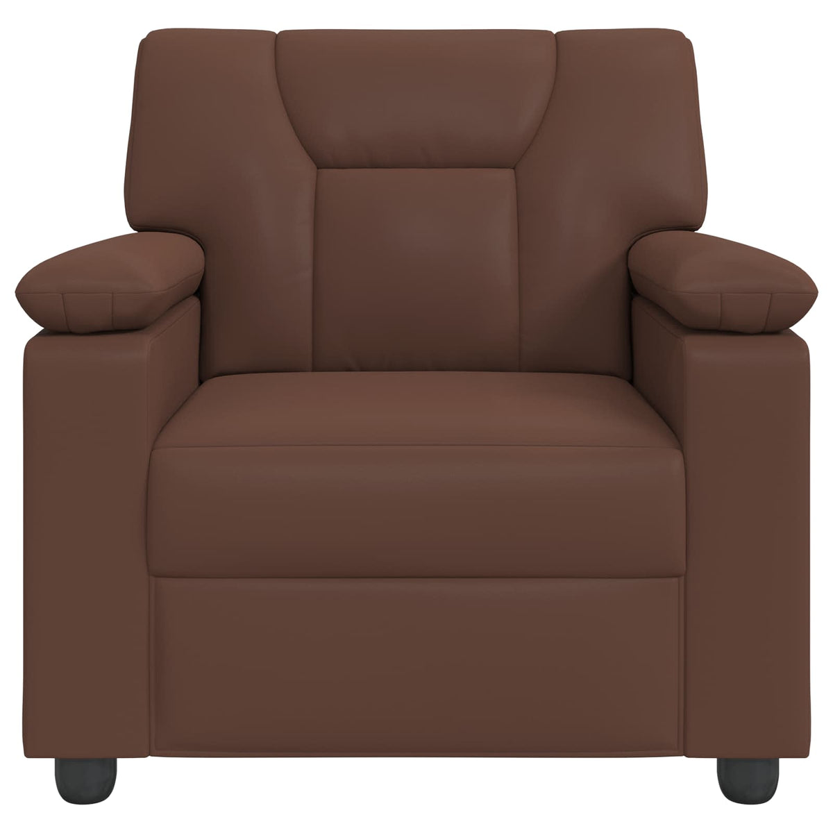 Divano Marrone 91 x 85 x 93 cm Similpelle | homemem39