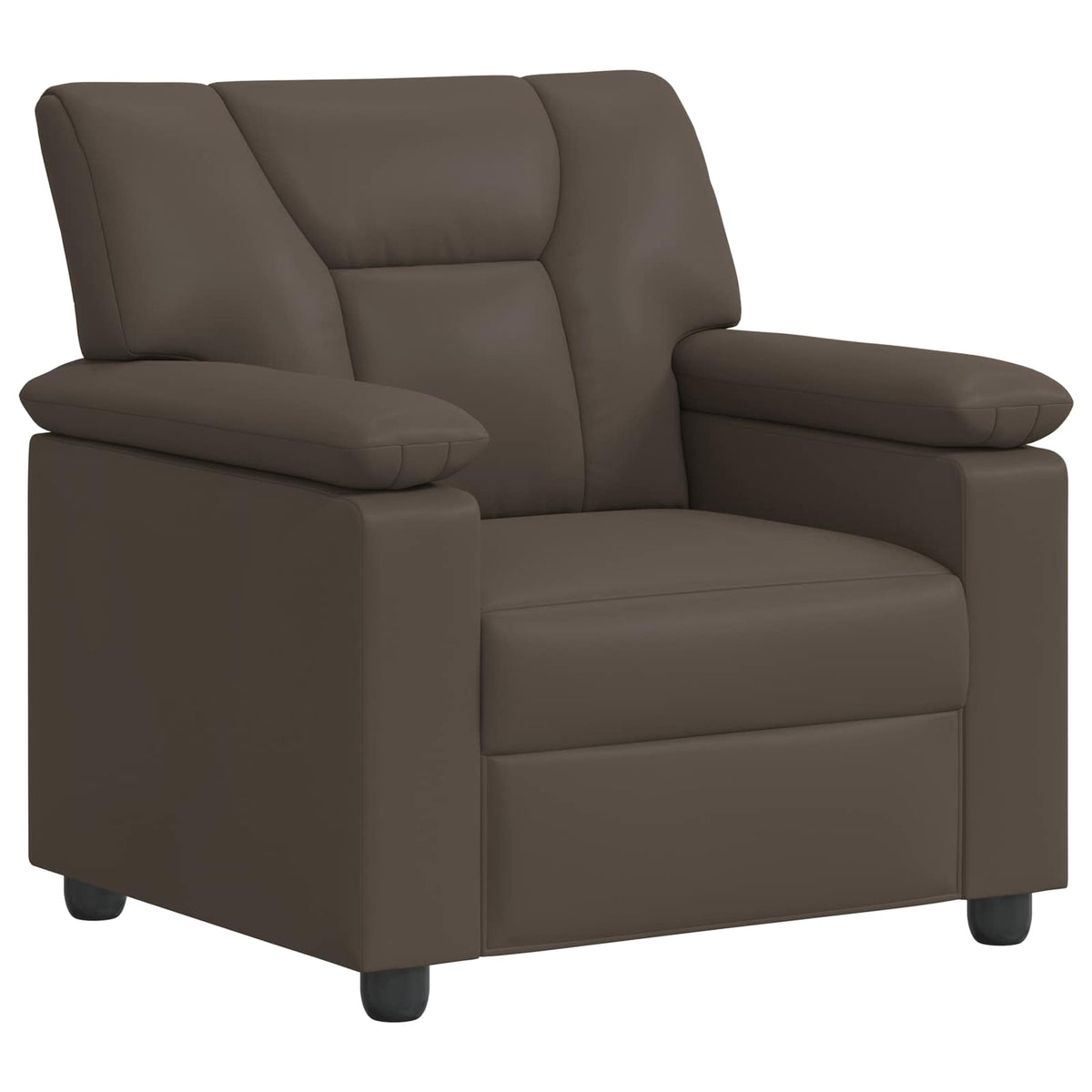 Divano Grigio 91 x 85 x 93 cm Similpelle | homemem39