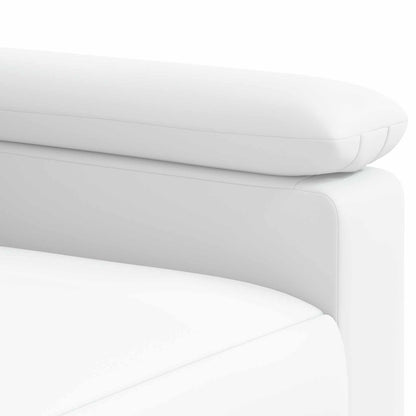 Divano Bianco 91 x 85 x 93 cm Similpelle | homemem39