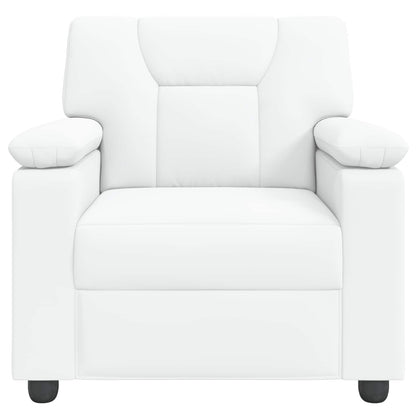 Divano Bianco 91 x 85 x 93 cm Similpelle | homemem39