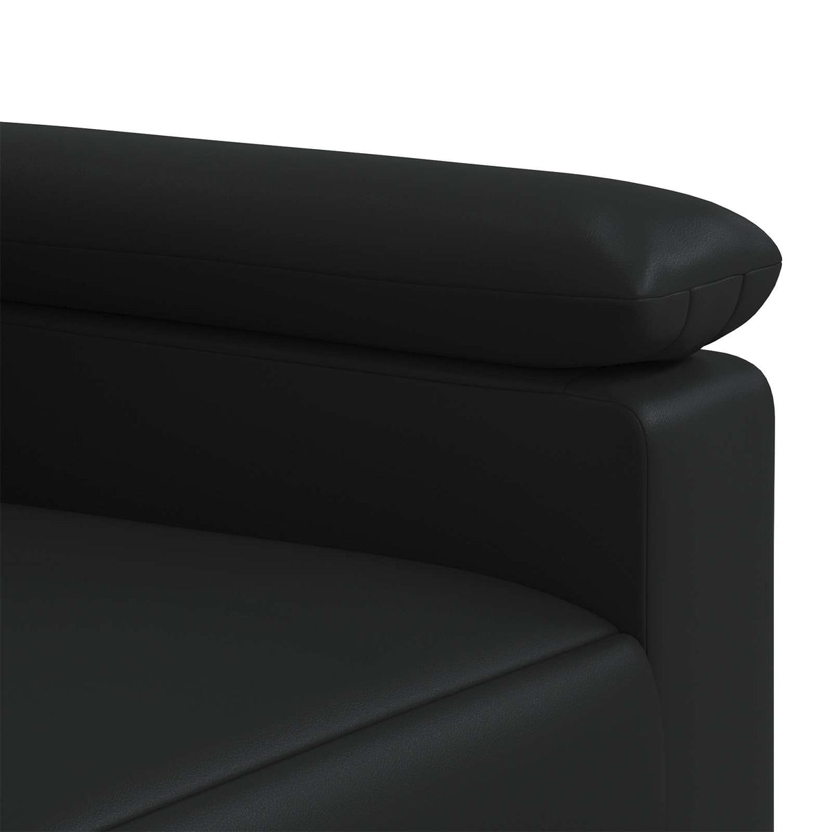 Divano Nero 151 x 85 x 93 cm Similpelle