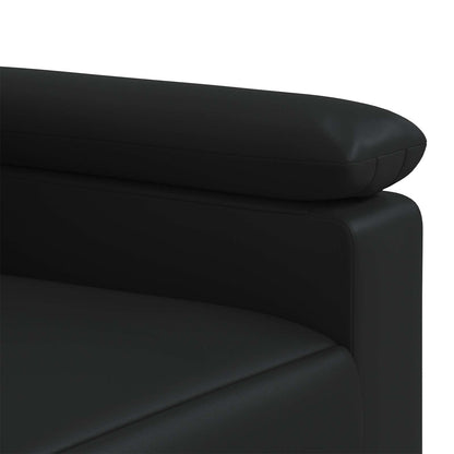 Divano Nero 151 x 85 x 93 cm Similpelle
