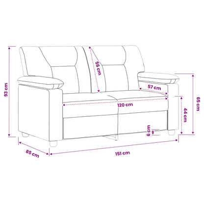 Divano Crema 151 x 85 x 93 cm Similpelle | homemem39