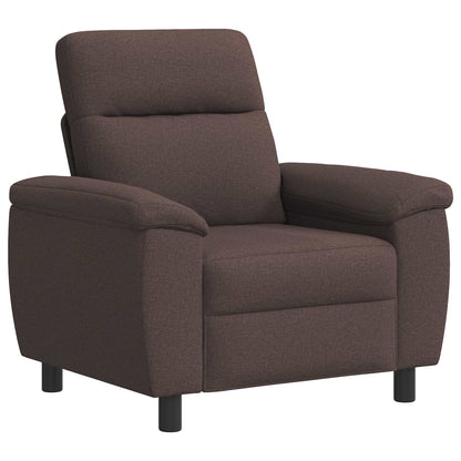 Divano Marrone Scuro 95 x 90 x 95 cm Tessuto | homemem39