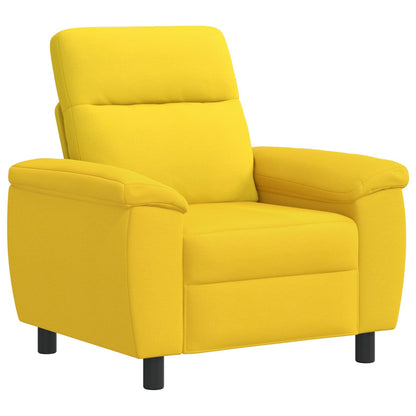 Divano Giallo Chiaro 95 x 90 x 95 cm Tessuto | homemem39