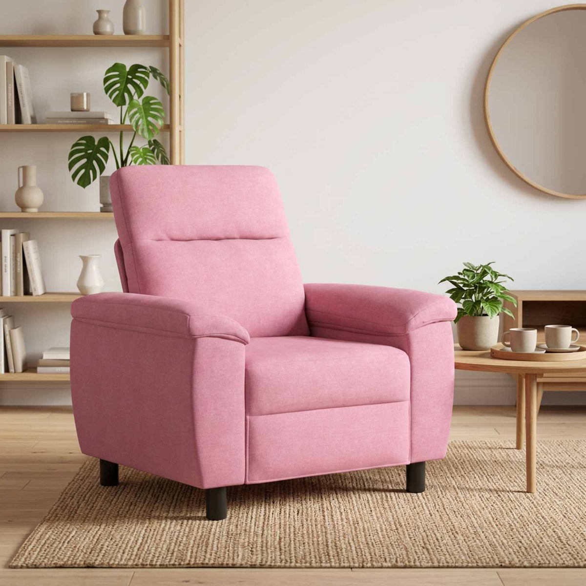 Divano Rosa 95 x 90 x 95 cm Tessuto | homemem39