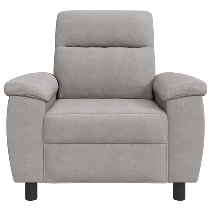 Divano Grigio Nuvola 95 x 90 x 95 cm Tessuto | homemem39