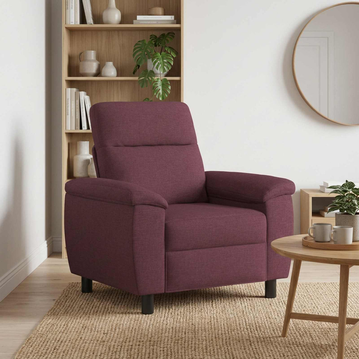 Divano Viola 95 x 90 x 95 cm Tessuto | homemem39