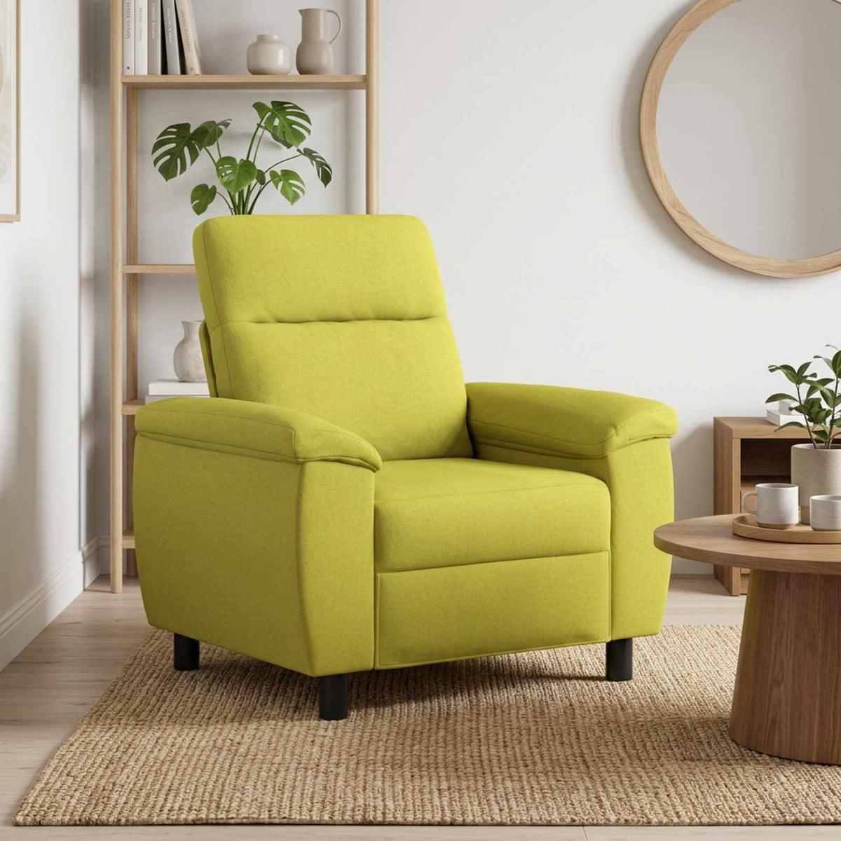 Divano Verde chiaro 95 x 90 x 95 cm Tessuto