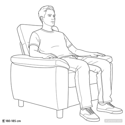 Divano Verde chiaro 95 x 90 x 95 cm Tessuto | homemem39