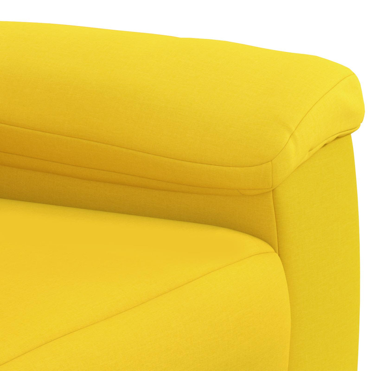 Divano Giallo Chiaro 178 x 90 x 95 cm Tessuto | homemem39
