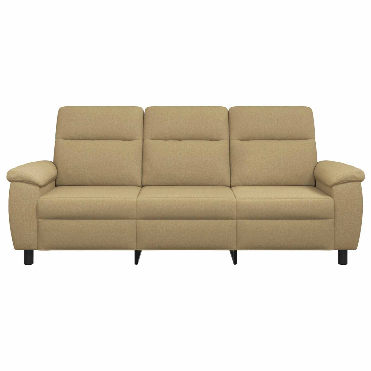 Divano Marrone Chiaro 214 x 90 x 95 cm Tessuto | homemem39