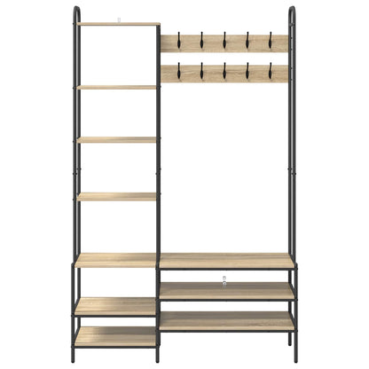 Appendiabiti con panca per scarpe Rovere Sonoma | homemem39