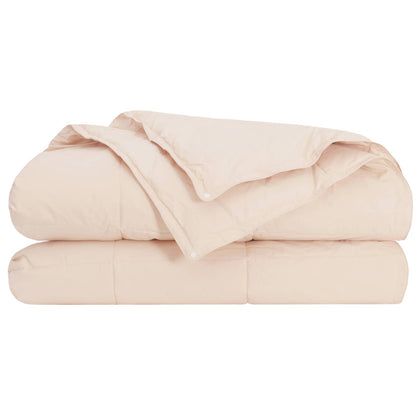 Piumone 135 x 200 cm Tutte le stagioni Fibra di Kapok Beige