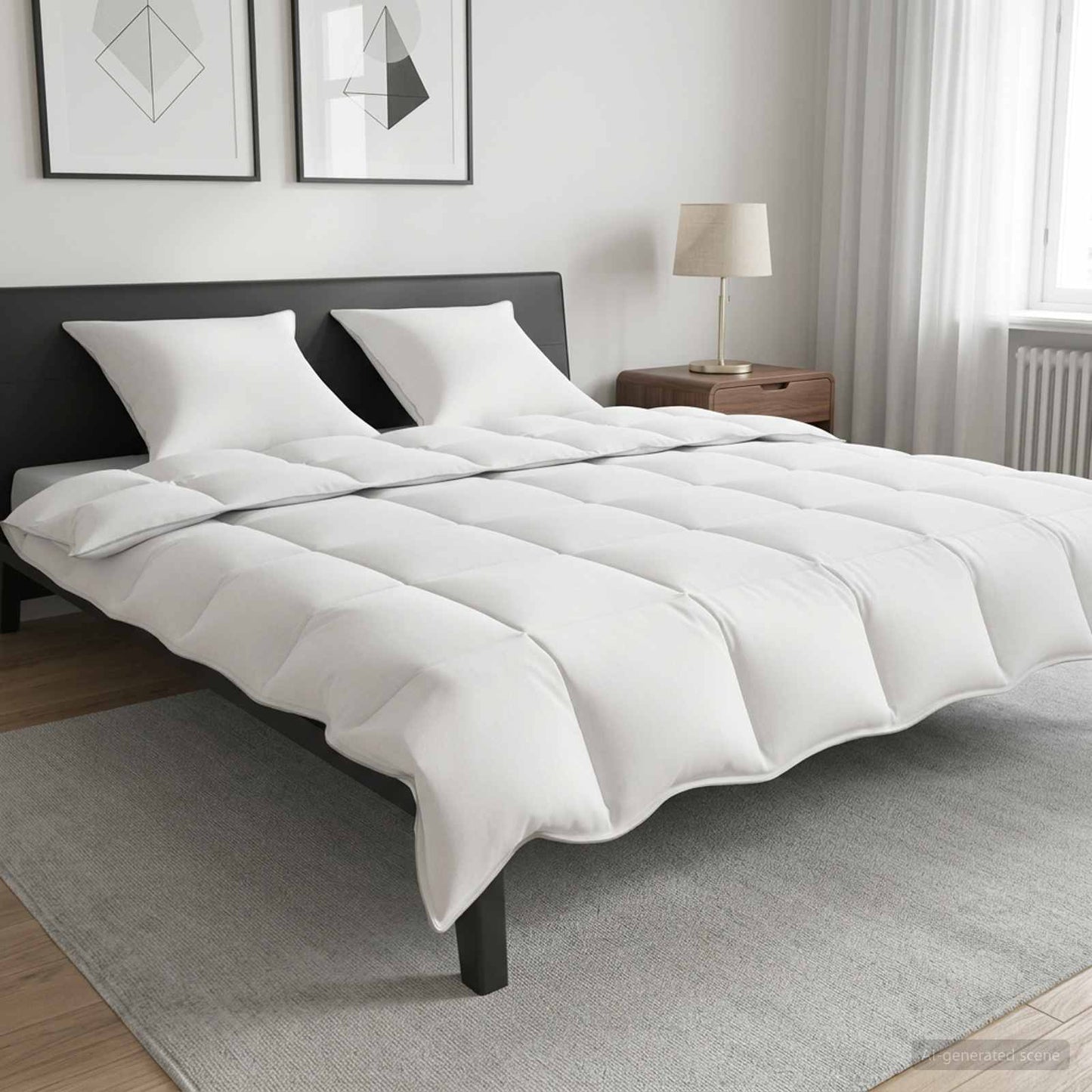 Piumino Letto Estivo 260 x 240 cm Estate 150 gsm Fibra di bambù