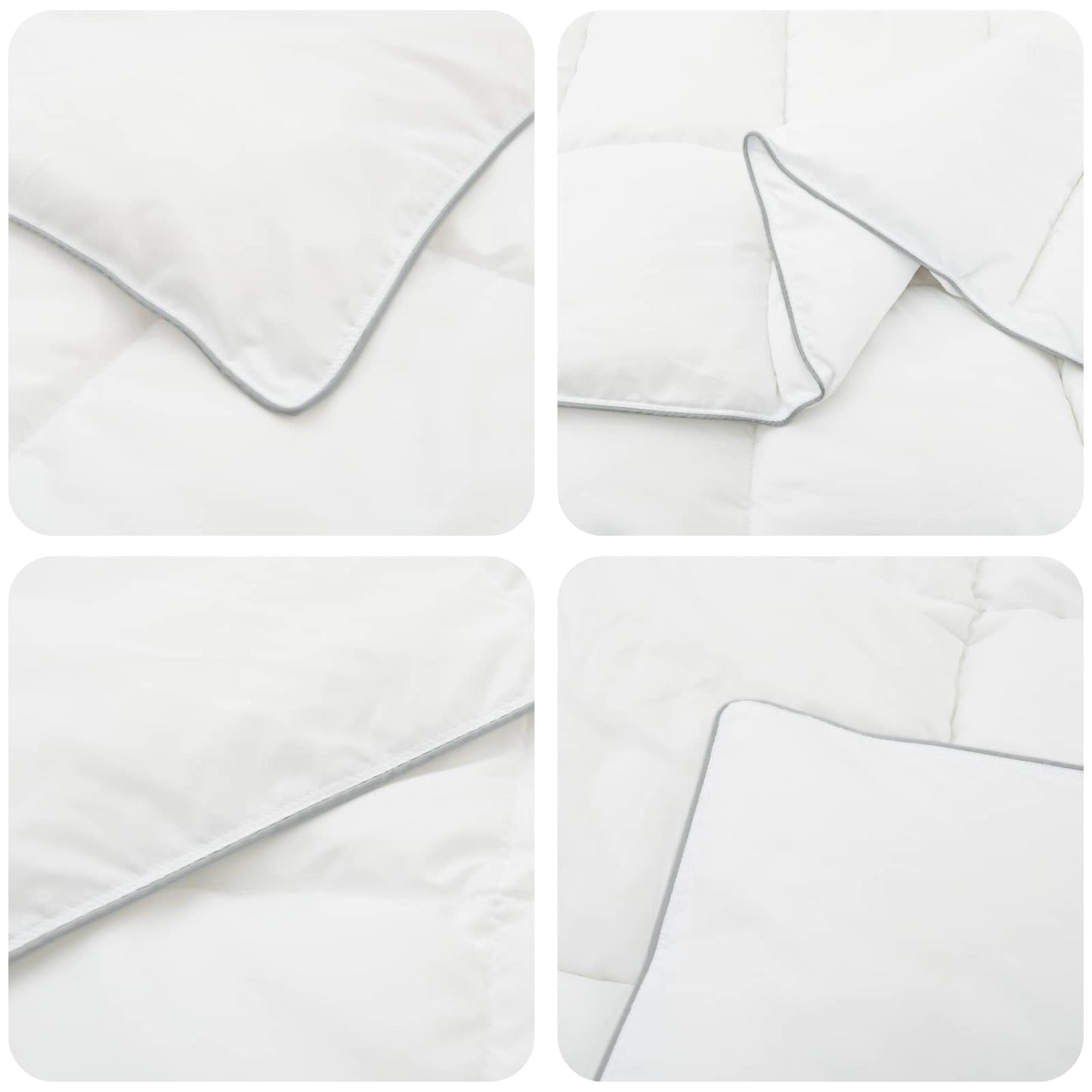 Piumone Completo Annuale Bianco 140 x 220 cm Fibra di bambù