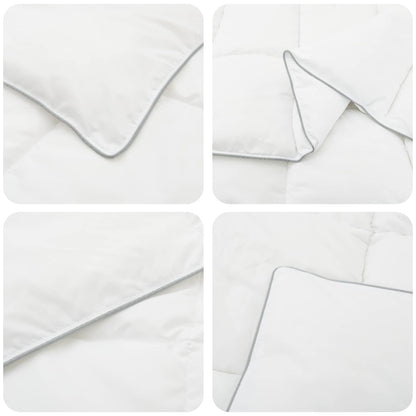 Piumone Completo Annuale Bianco 140 x 220 cm Fibra di bambù