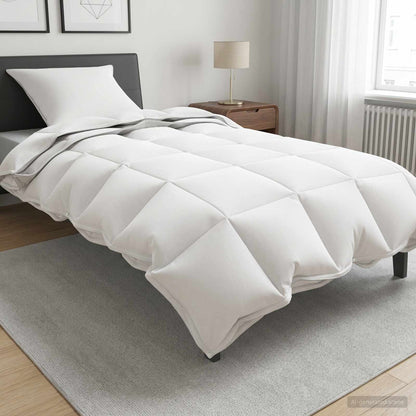 Piumone Completo Annuale Bianco 140 x 220 cm Fibra di bambù
